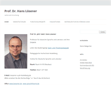 Tablet Screenshot of loesener.de